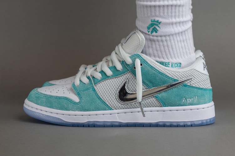 On-Foot Look at the April Skateboards x Nike SB Dunk Low