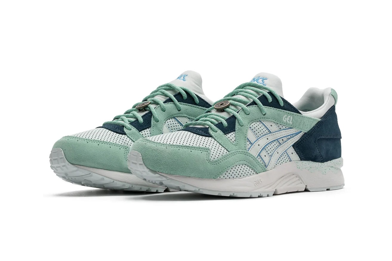 ASICS Gel Lyte V Pack Seafoam Bengal Orange ancient japanese coin lace lock release info date price