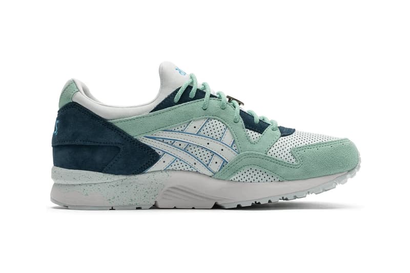 ASICS Gel Lyte V Pack Seafoam Bengal Orange ancient japanese coin lace lock release info date price