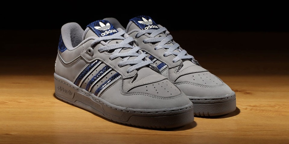 atmos Decorates the adidas Rivalry Low 86 With Navy Snakeskin