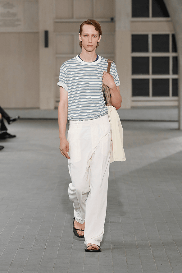 AURALEE Spring Summer 2024 Paris Fashion Week runway show menswear new balance