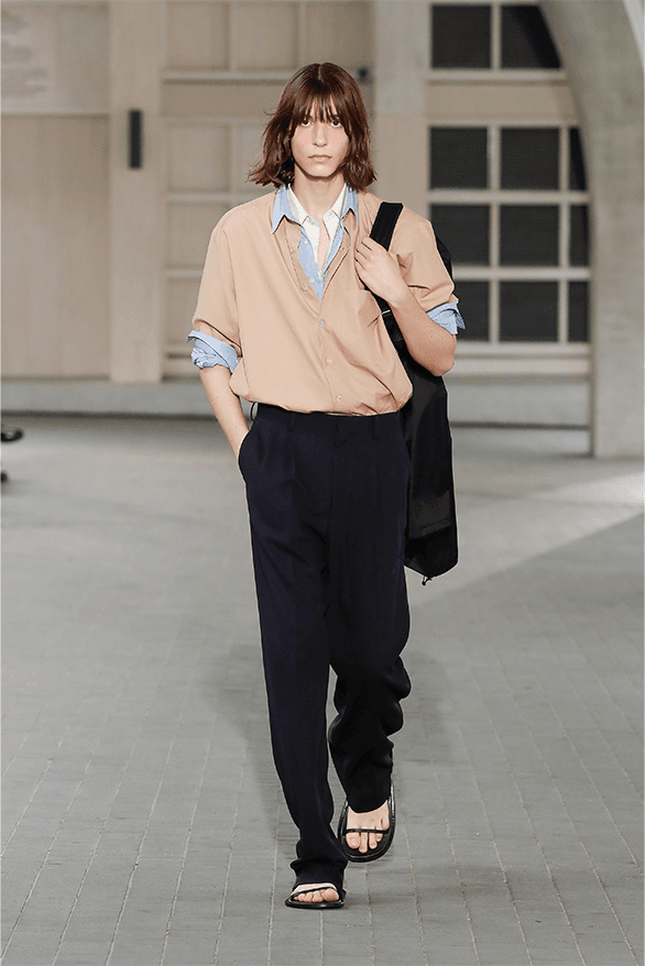 AURALEE Spring Summer 2024 Paris Fashion Week runway show menswear new balance