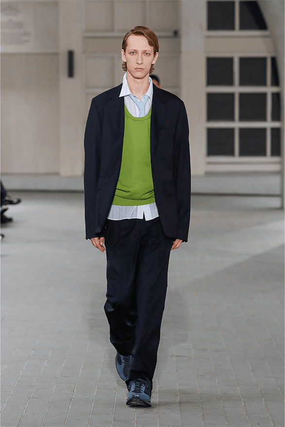 AURALEE Spring Summer 2024 Paris Fashion Week runway show menswear new balance