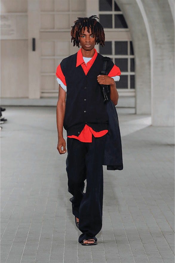 AURALEE Spring Summer 2024 Paris Fashion Week runway show menswear new balance