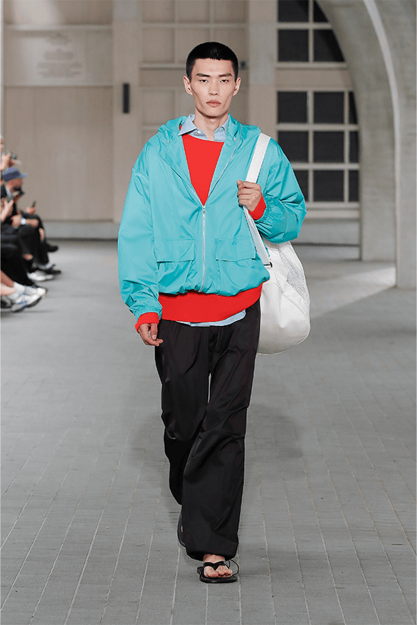 AURALEE Spring Summer 2024 Paris Fashion Week runway show menswear new balance