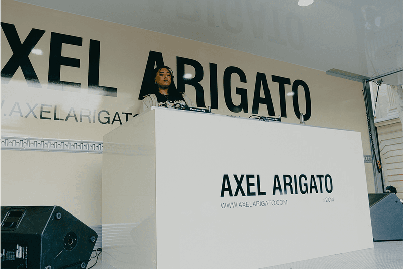 Axel Arigato European Truck Tour Summer 2023 Paris Place Baudoyer Berlin Fête de la Musique Stockholm Amsterdam London unknown t hor leto jael (Soulection) Jarreau Vandal Axel Boman Studio Barnhus music concert