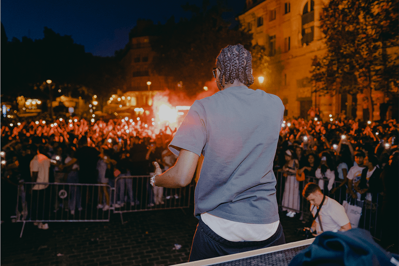 Axel Arigato European Truck Tour Summer 2023 Paris Place Baudoyer Berlin Fête de la Musique Stockholm Amsterdam London unknown t hor leto jael (Soulection) Jarreau Vandal Axel Boman Studio Barnhus music concert