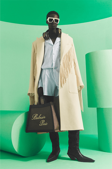 Balmain Resort 2024 Menswear Collection Olivier Rousteing lookbook pre spring