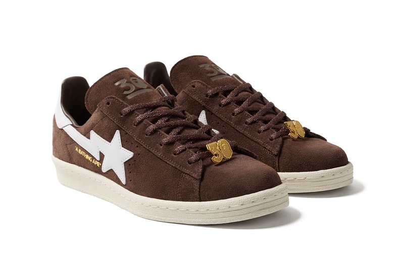 BAPE Adidas Campus 80 Collaboration Release Information details date 30th anniversary BAPE-STA trefoil