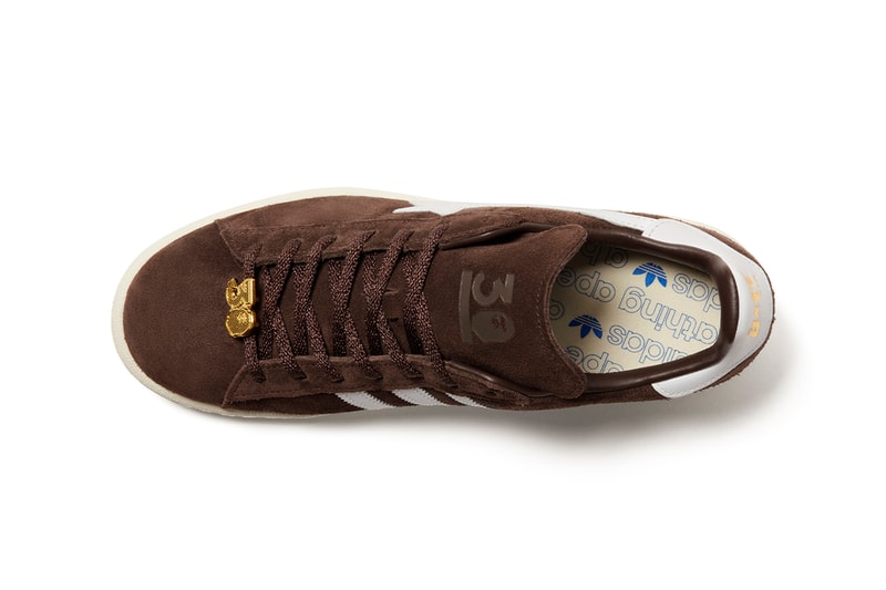 BAPE Adidas Campus 80 Collaboration Release Information details date 30th anniversary BAPE-STA trefoil
