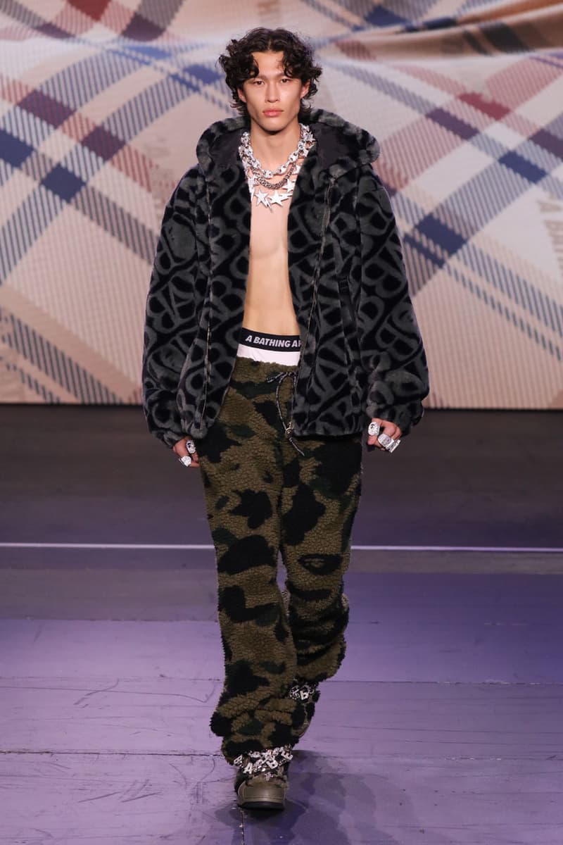 BAPE HEADS SHOW Fall/Winter 2023 Collection Runway Streetwear Images 