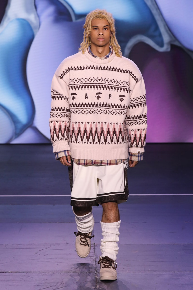 BAPE HEADS SHOW Fall/Winter 2023 Collection Runway Streetwear Images 