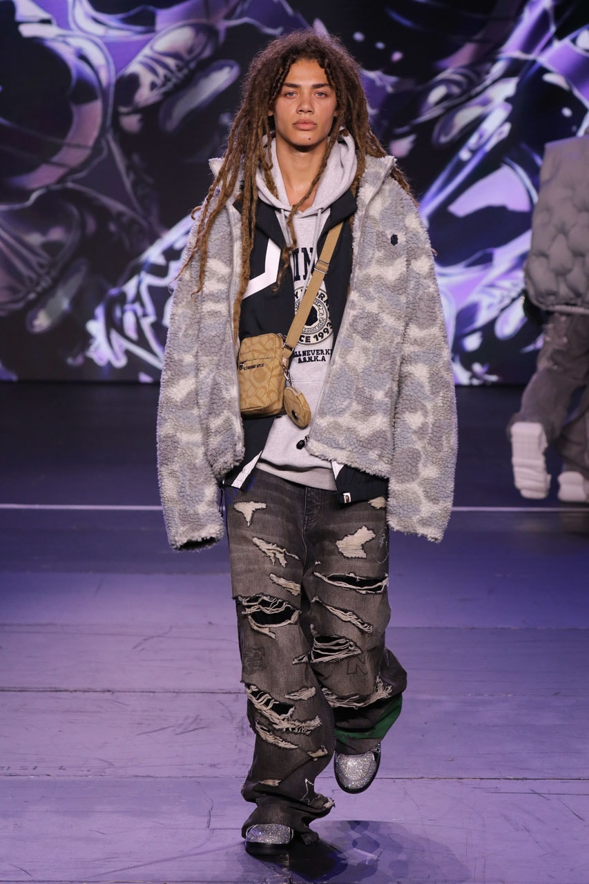 Y2K ski mask camouflage high fashion designer streetwear in 2023