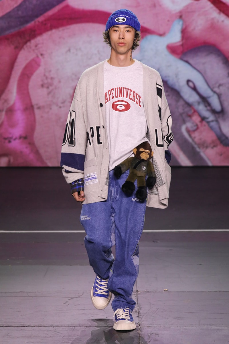 BAPE HEADS SHOW Fall/Winter 2023 Collection Runway Streetwear Images 