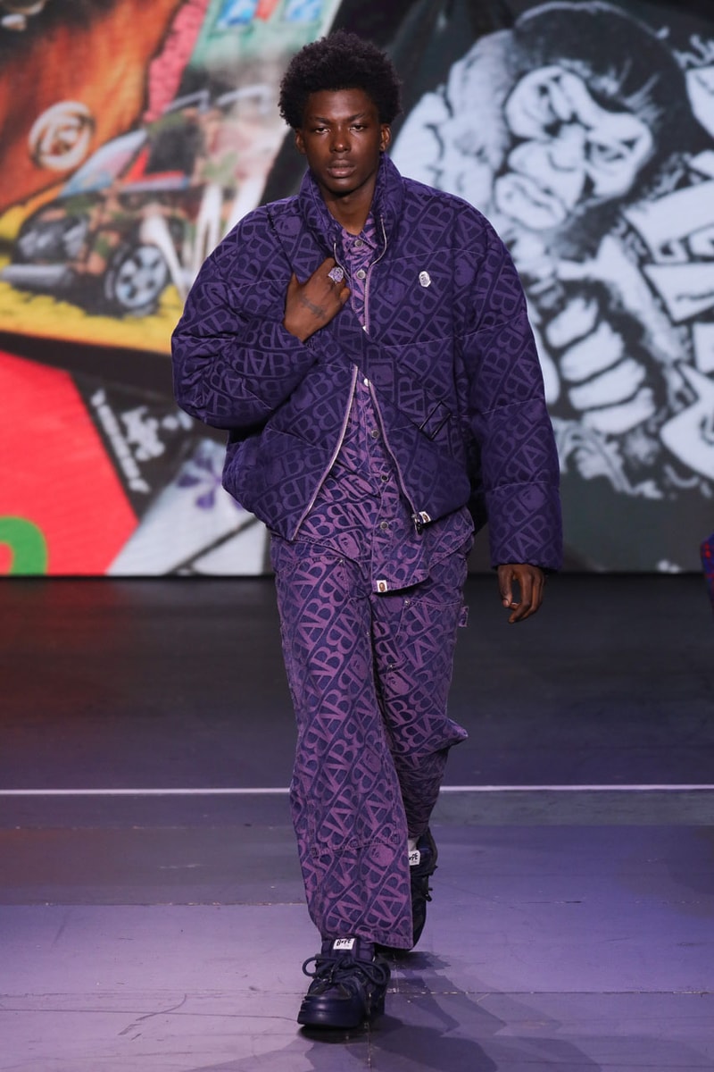 BAPE HEADS SHOW Fall/Winter 2023 Collection Runway Streetwear Images