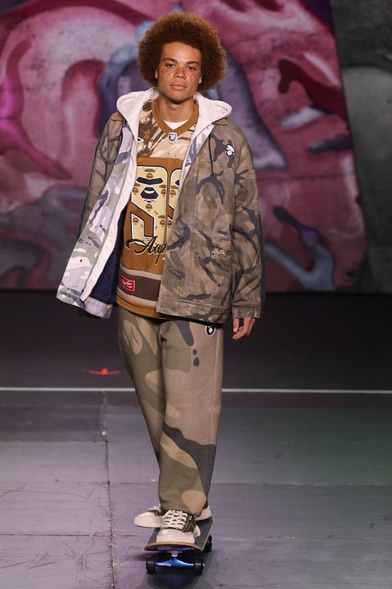 BAPE HEADS SHOW Fall/Winter 2023 Collection Runway Streetwear Images 