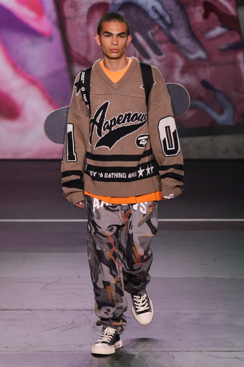 BAPE HEADS SHOW Fall/Winter 2023 Collection Runway Streetwear Images 