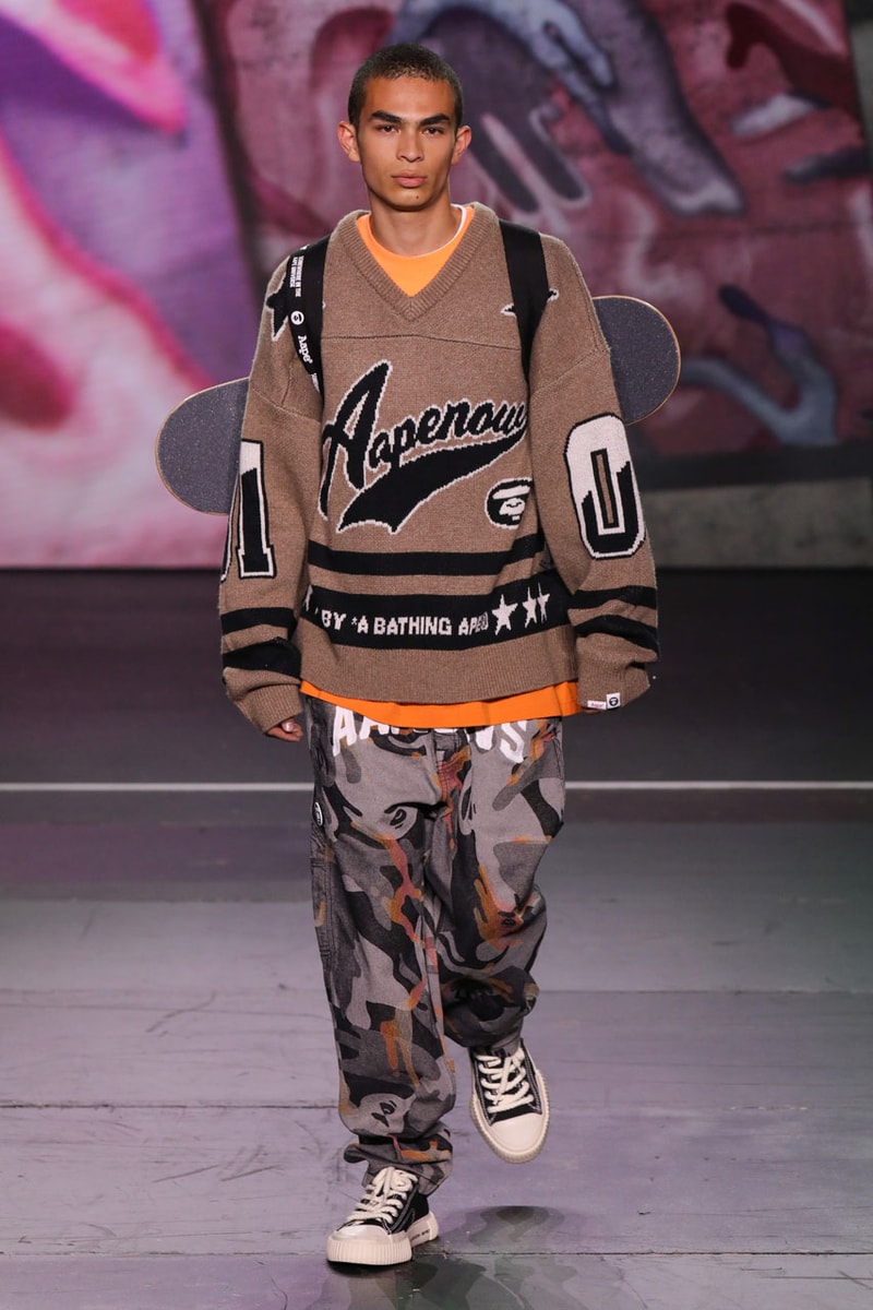 BAPE HEADS SHOW Fall/Winter 2023 Collection Runway Streetwear Images