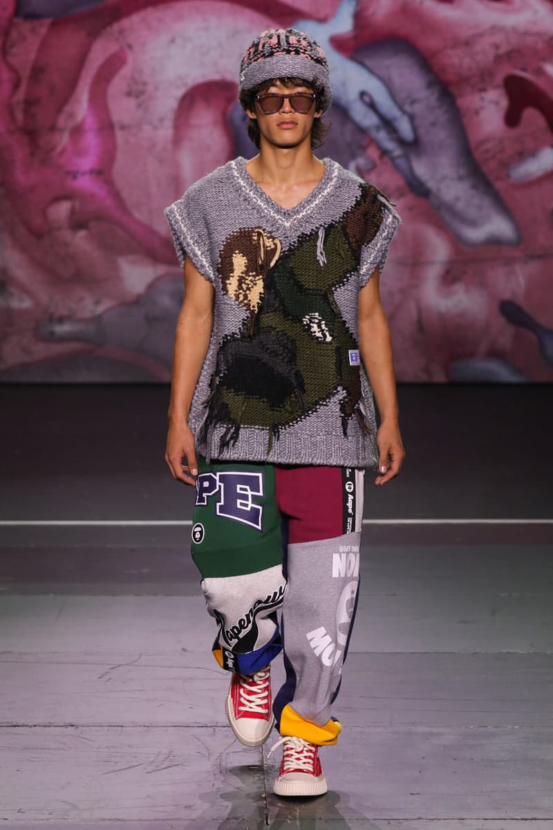 BAPE HEADS SHOW Fall/Winter 2023 Collection Runway Streetwear Images 