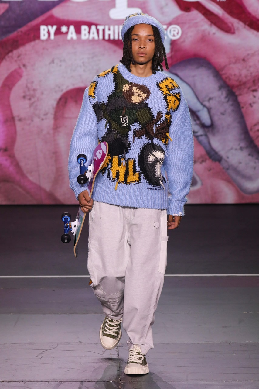BAPE HEADS SHOW Fall/Winter 2023 Collection Runway Streetwear Images 
