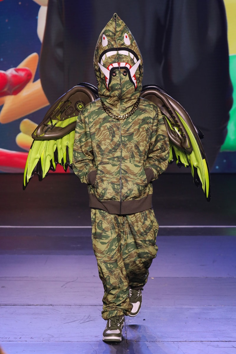 BAPE HEADS SHOW Fall/Winter 2023 Collection Runway Streetwear Images