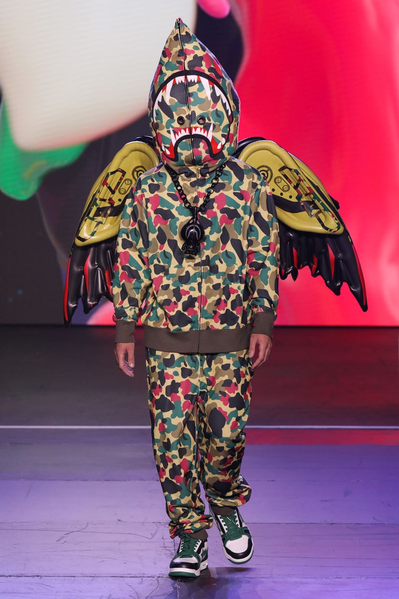 BAPE HEADS SHOW Fall/Winter 2023 Collection Runway Streetwear Images