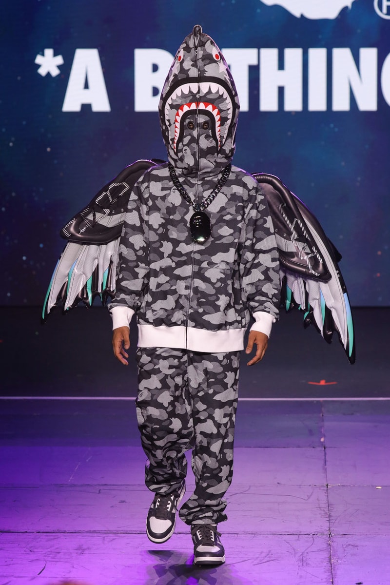 BAPE HEADS SHOW Fall/Winter 2023 Collection Runway Streetwear Images 