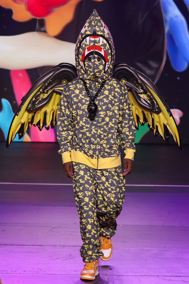 BAPE HEADS SHOW Fall/Winter 2023 Collection Runway Streetwear Images 