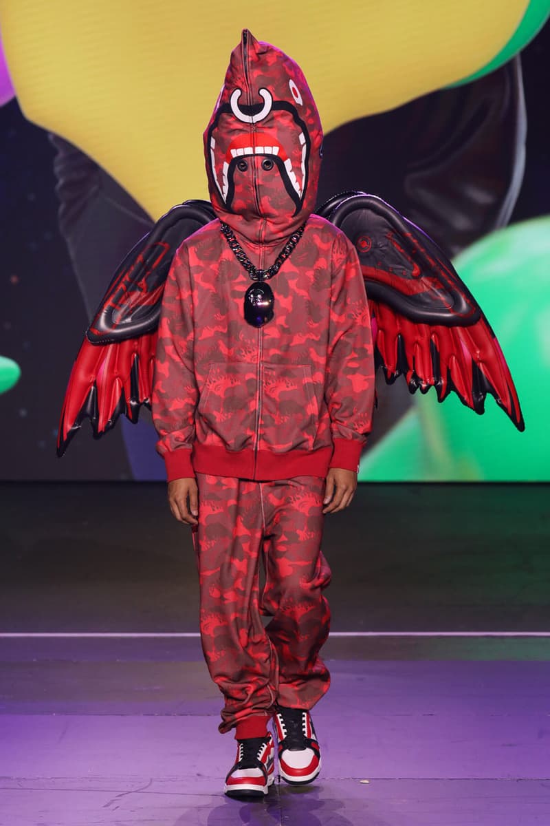 BAPE HEADS SHOW Fall/Winter 2023 Collection Runway Streetwear Images 