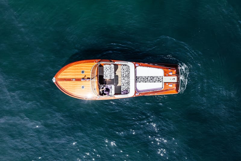 Artist Xavier Casalta Reimagines the Iconic Riva Aquarama Boat by Bellini Nautica