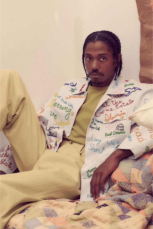 Bode Spring/Summer 2024 Menswear Womenswear Collection lookbook Emily Adams Bode Aujla Crane Estate Brooklyn Massachusetts