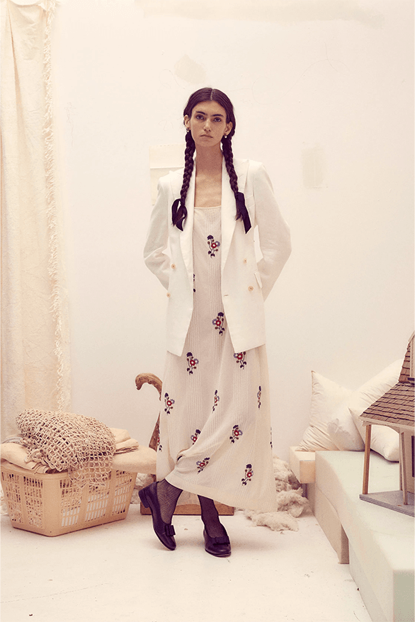 Bode Spring/Summer 2024 Menswear Womenswear Collection lookbook Emily Adams Bode Aujla Crane Estate Brooklyn Massachusetts