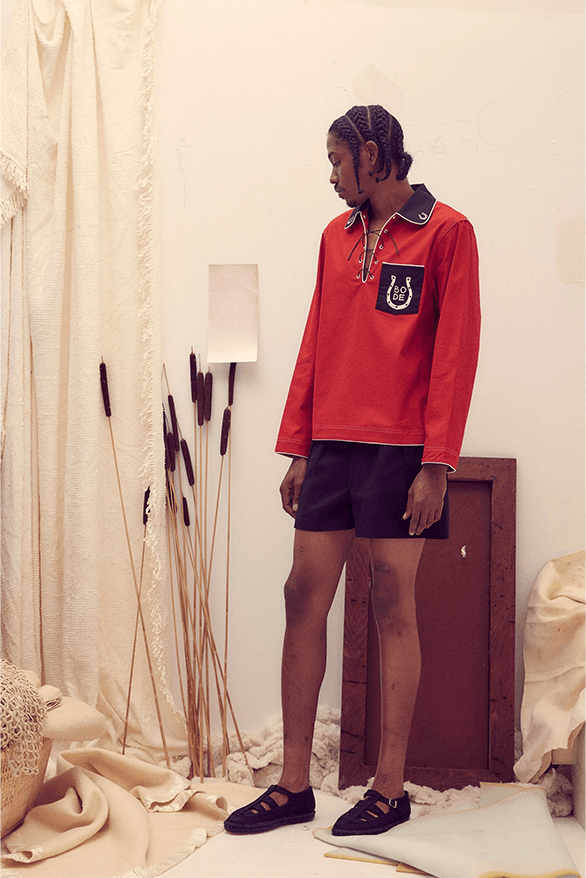 Bode Spring/Summer 2024 Menswear Womenswear Collection lookbook Emily Adams Bode Aujla Crane Estate Brooklyn Massachusetts