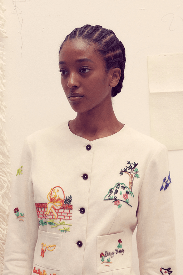 Bode Spring/Summer 2024 Menswear Womenswear Collection lookbook Emily Adams Bode Aujla Crane Estate Brooklyn Massachusetts