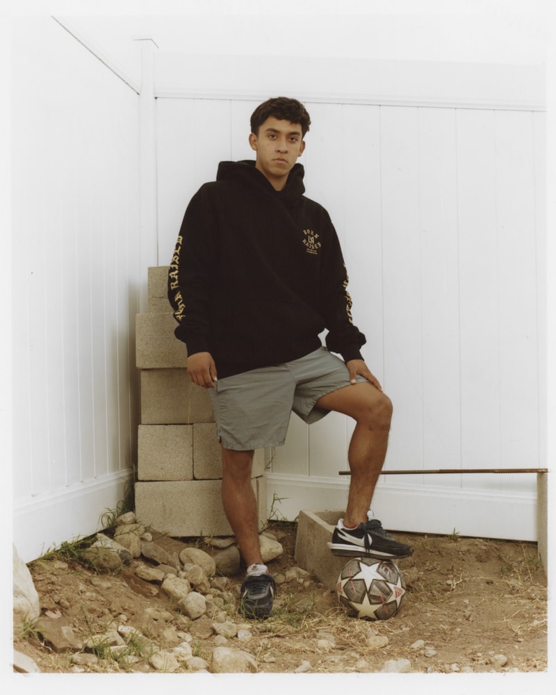 Born X Raised Releases Third Collection with LAFC soccer football field teammates Erik Dueñas
