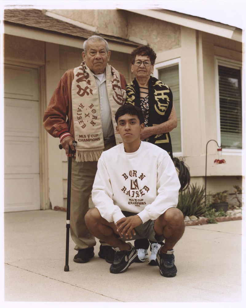 Born X Raised Releases Third Collection with LAFC soccer football field teammates Erik Dueñas