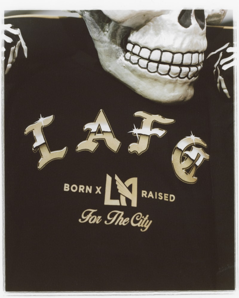 Born X Raised Releases Third Collection with LAFC soccer football field teammates Erik Dueñas