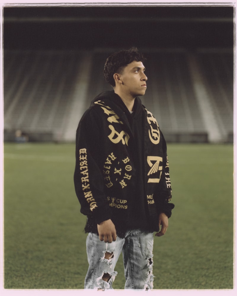 Born X Raised Releases Third Collection with LAFC soccer football field teammates Erik Dueñas