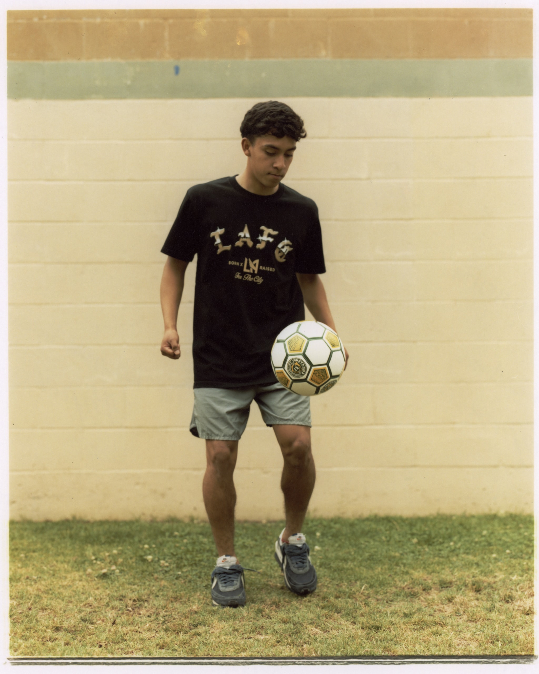 Born X Raised Releases Third Collection with LAFC soccer football field teammates Erik Dueñas