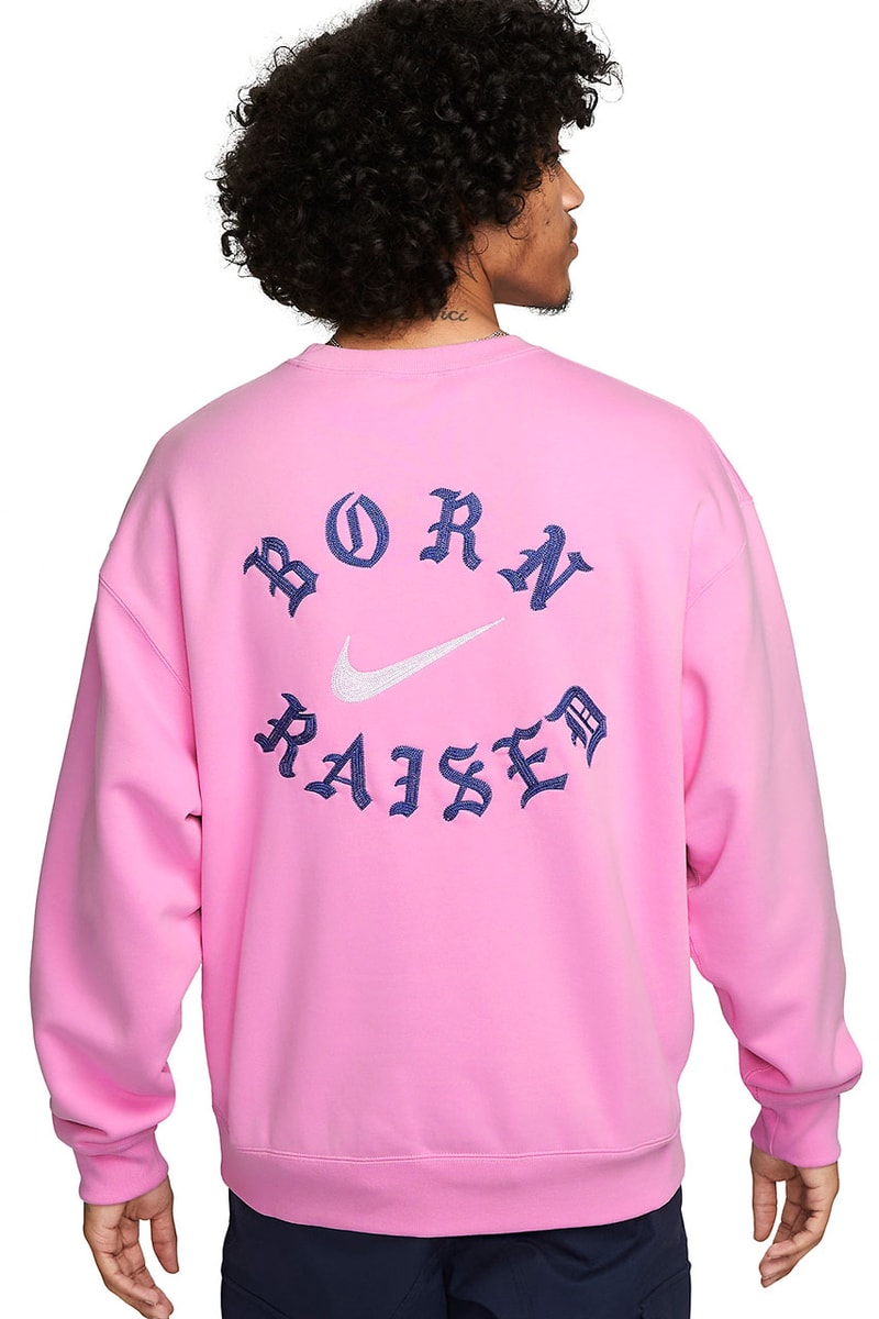 born x raised x nike sb crewneck blue pink release date info store list buying guide photos price