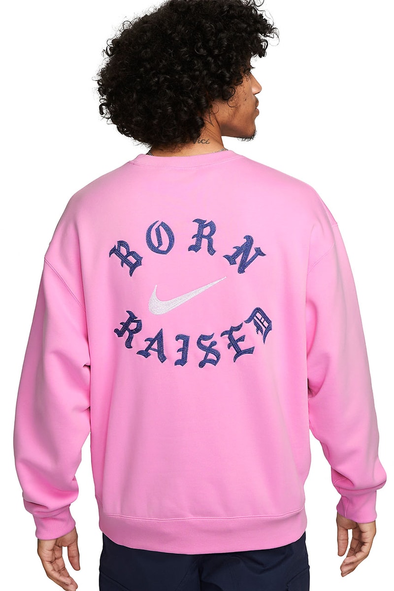 born x raised x nike sb crewneck blue pink release date info store list buying guide photos price 