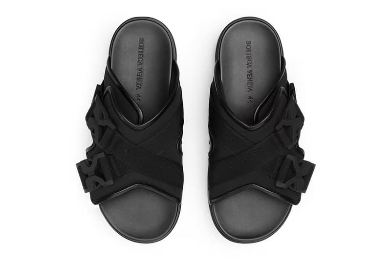 Bottega Veneta Snap Slide Sandal Black Sea Salt Colorways Release Information Pre-Fall 2023 Footwear Matthieu Blazy
