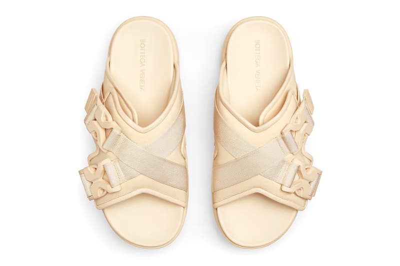 Bottega Veneta Snap Slide Sandal Black Sea Salt Colorways Release Information Pre-Fall 2023 Footwear Matthieu Blazy