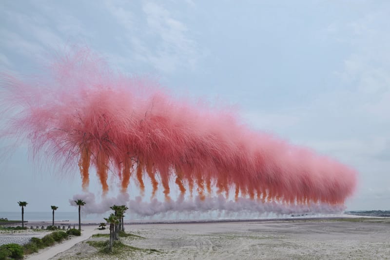 Cai Guo-Qiang and Saint Laurent Ignite "Ramble in the Cosmos" Exhibition at NACT
