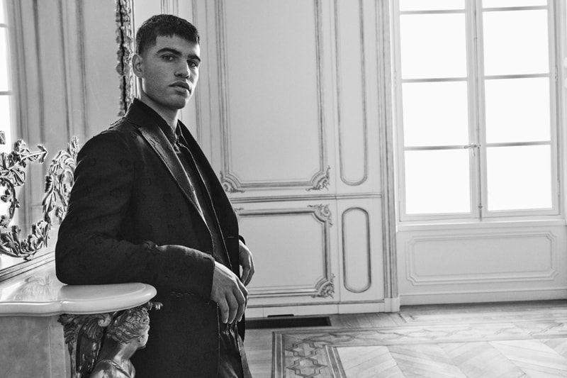 Carlos Alcaraz Newest Louis Vuitton House Ambassador tennis grand slam youngest zendaya jhope paris fashion week runway domination athlete endorsement sponsorship