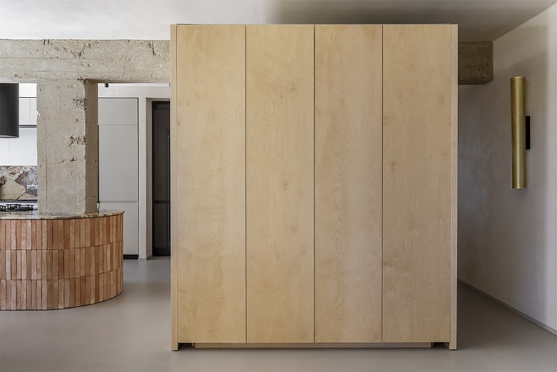 This Suburban Rome Apartment Features Brutalist-Inspired Interiors STUDIOTAMAT