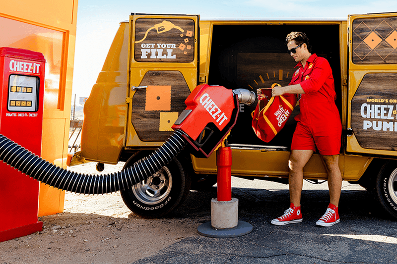 Fill Your Tank at the Cheez-It Gas Station In Joshua Tree