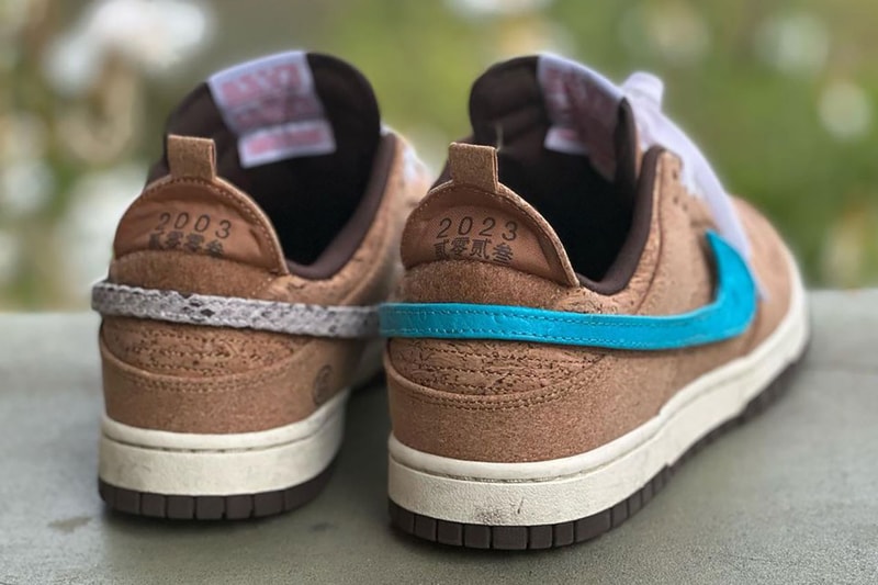 Edison Chen Teases a Cork-Covered CLOT x Nike Dunk Low Collaboration