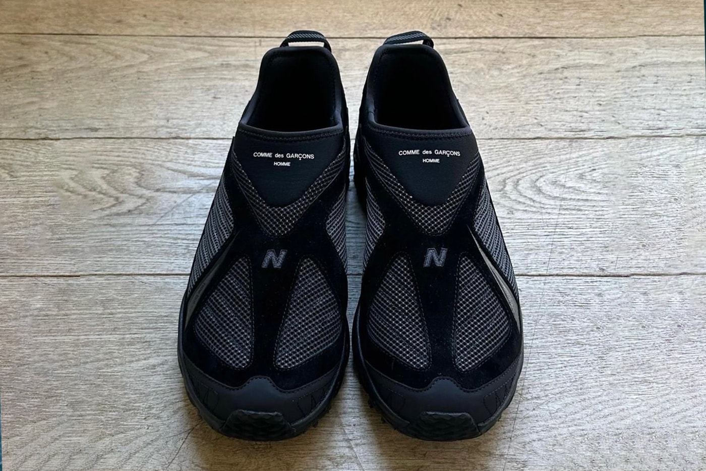Comme Des Garcons Homme New Balance tds 610 slip on abzorb release info date price