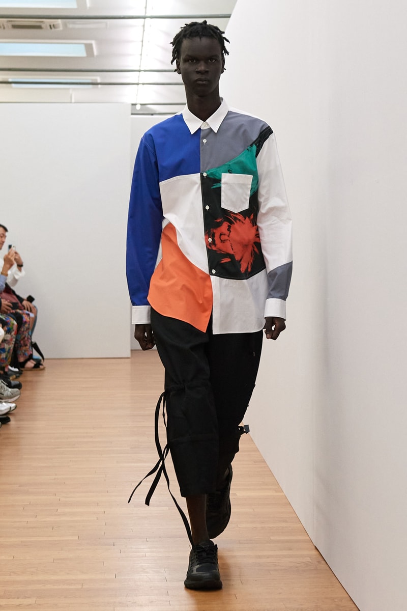 COMME des GARÇONS SHIRT Spring/Summer 2024 SS24 Runway Show Men's Paris Fashion Week Andy Warhol Foundation Marilyn Monroe